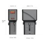 Mobile Origin Travel adapter 25W, EU/US/UK/AU, black