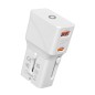Mobile Origin Travel adapter 25W, EU/US/UK/AU, white Mobile Origin Travel adapter 25W, EU/US/UK/AU, white