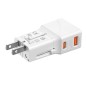 Mobile Origin Travel adapter 25W, EU/US/UK/AU, white Mobile Origin Travel adapter 25W, EU/US/UK/AU, white