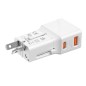 Mobile Origin Travel adapter 25W, EU/US/UK/AU, white Mobile Origin Travel adapter 25W, EU/US/UK/AU, white