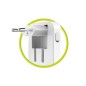 Mobile Origin 65W GaN III Slim Charger dual USB-C, Single USB-A white