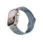 UAG Monarch Strap, cloud blue/titanium - Apple Watch 49mm/45mm/44mm/42mm