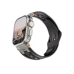 UAG Monarch Strap, black/titanium - Apple Watch 49mm/46mm/45mm/44mm/42mm