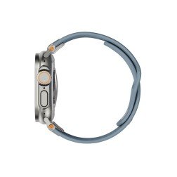 UAG Monarch Strap, cloud blue/titanium - Apple Watch 49mm/45mm/44mm/42mm