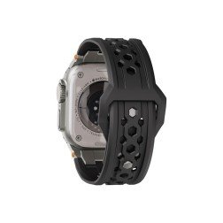 UAG Monarch Strap, black/titanium - Apple Watch 49mm/46mm/45mm/44mm/42mm
