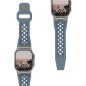 UAG Monarch Strap, cloud blue/titanium - Apple Watch 49mm/45mm/44mm/42mm