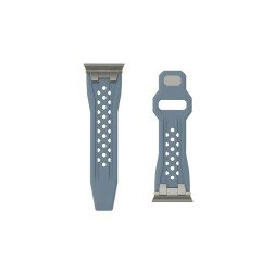 UAG Monarch Strap, cloud blue/titanium - Apple Watch 49mm/45mm/44mm/42mm