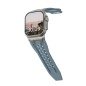 UAG Monarch Strap, cloud blue/titanium - Apple Watch 49mm/45mm/44mm/42mm