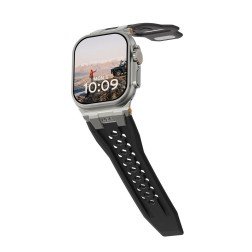 UAG Monarch Strap, black/titanium - Apple Watch 49mm/46mm/45mm/44mm/42mm