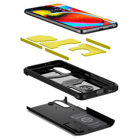 Spigen Tough Armor, melns - Galaxy S21