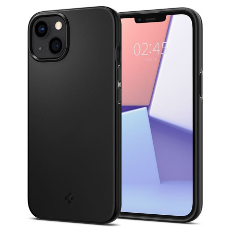 Spigen Thin Fit, melns - iPhone 13