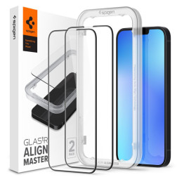 Spigen tR Align Master 2 Pack, FC black -&nbsp;iPhone&nbsp;16e/14/13/13 Pro