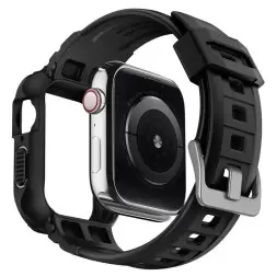 Spigen Rugged Armor Pro, black - Apple Watch 45mm/44mm