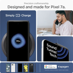 Spigen Tough Armor, metal slate - Google Pixel 7a