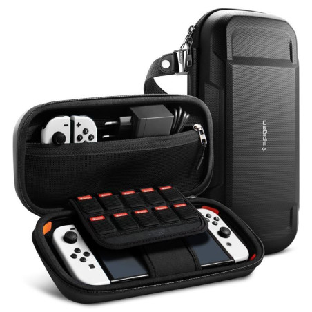 Spigen Rugged Armor Pro Pouch, must - Nintendo Switch/Switch OLED