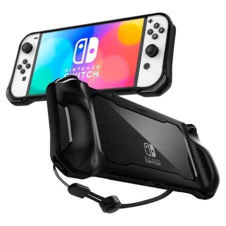 Spigen Rugged Armor, must - Nintendo Switch OLED