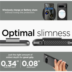 Spigen Rugged Armor, matte black - Google Pixel 8 Pro