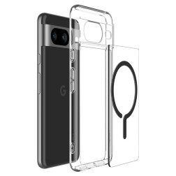 Spigen Ultra Hybrid OneTap Metal Ring MagSafe, black - Google Pixel 8
