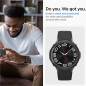 Spigen Liquid Air, matte black - Samsung Galaxy Watch6 Classic 43mm
