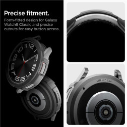 Spigen Liquid Air, matte black - Samsung Galaxy Watch6 Classic 43mm
