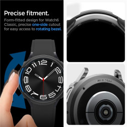 Spigen Liquid Air, matte black - Samsung Galaxy Watch6 Classic 43mm