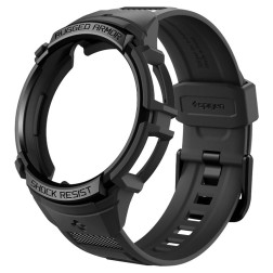 Spigen Rugged Armor Pro, black - Samsung Galaxy Watch6 Classic 47mm