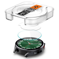 Spigen Glass tR EZ Fit 2 Pack - Samsung Galaxy Watch6 Classic 47mm