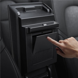 Spigen Tesla Center Console Organizer Hidden Storage Box, black - Model Y/3