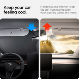 Spigen Tesla CryoShade Front Windshield Sunshade - Model Y/3