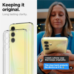 Spigen Ultra Hybrid, crystal clear - Samsung Galaxy A35