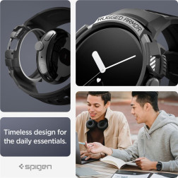 Spigen Rugged Armor Pro, black - Google Pixel Watch/Watch 2