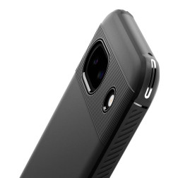 Spigen Rugged Armor, matte black - Google Pixel 8a