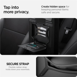 Spigen Tesla Center Console Organizer Hidden Storage Box, black - Tesla Model 3 2024