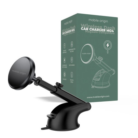 Automobilinis laikiklis Mobile Origin Wireless Dash Car Charger MO4, MagSafe Compatible