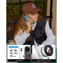 Spigen Nano Pop MagSafe Phone Holder, black sesame