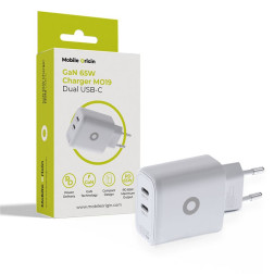 Mobile Origin GaN 65W Charger TÃœV, MO19 - Dual USB-C