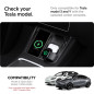 Spigen Tesla 3 in 1 Wireless Charging Hub Mount, black - Tesla Model Y/3