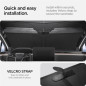 Spigen Tesla Car Front Windshield Sunshade, black - Tesla Model X