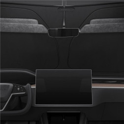 Spigen Tesla Car Front Windshield Sunshade, black - Tesla Model X