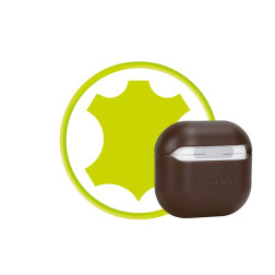 Mobile Origin Leather Case, brown - AirPods 4