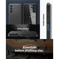 Spigen Essential Sand Blast, matte black - Samsung Galaxy M35 5G