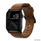 Nomad Modern Band - english tan leather, black hardware - AW 46mm/49mm Nomad Modern Band - english tan leather, black hardware - AW 46mm/49mm