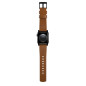 Nomad Modern Band - english tan leather, black hardware - AW 46mm/49mm Nomad Modern Band - english tan leather, black hardware - AW 46mm/49mm