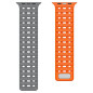 Mobile Origin Magnetic Strap, grey/orange - AW Ultra 2/1(49mm)9/8/7(45mm)/6/SE/5/4(44mm)/3/2/1(42mm)