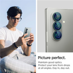 Spigen Glass tR EZ Fit Optik Pro HD 2 Pack, black - Samsung Galaxy Z Fold7