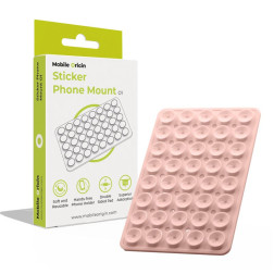 Mobile Origin Sticker Phone Mount O1, light pink