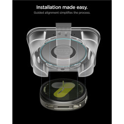 Spigen Glass tR EZ Fit 2 Pack - Galaxy Watch 8 (44mm)