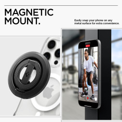Spigen O-Mag magnetinis telefono laikiklis su reguliuojamu stovu