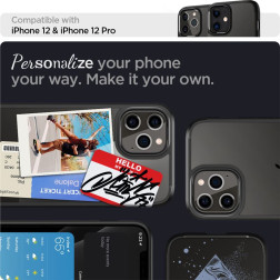 Spigen Ultra Hybrid, black - iPhone 12/Pro
