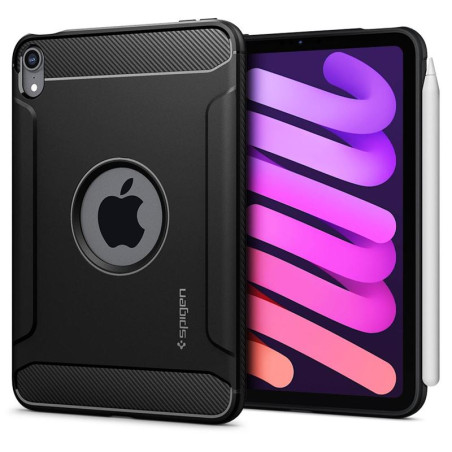Spigen Rugged Armor, black - iPad mini 2024/6